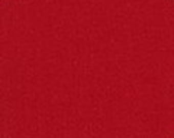 Rich Red Kona Cotton Solid Robert Kaufman K001-1551 fabric is sold in HALF YARD increments