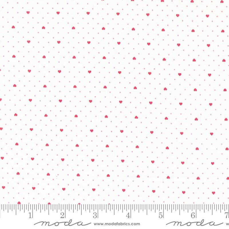 Red Heart Floral Fabric - Etsy