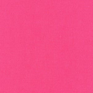 KimberBell Silky Solids Pink Watermelon by Kim Christopherson, KimberBell For Maywood Studio MAS500-WATE Sold in HALF yard increments
