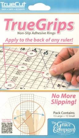 Ruler Grips, 34 PCS Transparent Quilting Rulers, Non-Slip Silicone Clear