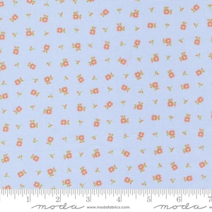 Peachy Keen Pixie Ditsy Light Blue by Corey Yoder for Moda Fabrics 29175 14 This fabric is sold in HALF Yard increments