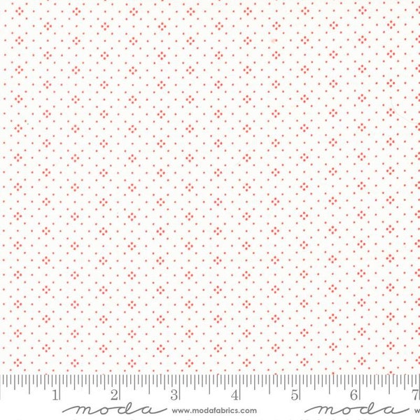 Eyelet Ivory Cherry Fig Tree and Co. by Joanna Figueroa for Moda Fabrics 20488 85 Fabric is sold in HALF YARD increments