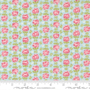 Grace Duck Egg by Brenda Riddle of Acorn Quilts for Moda Fabrics. 18721 16 Sold in HALF yard increments