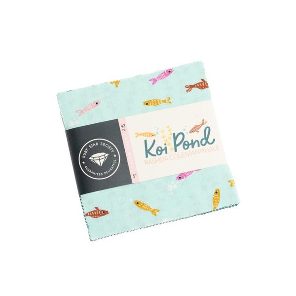 Koi Pond Charm Pack by Rashida Coleman Hale for Ruby Star Society - modern bright fabric RS1035PP