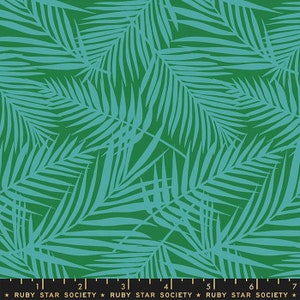 Reverie Succulent Palm Leaves by Melody Miller for Ruby Star Society RS0052 14 Sold in HALF yard increments