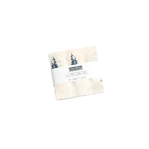 Longshore Mini Charm Pack by Janet Clare for Moda Fabrics - 42 Pieces - 24610MC