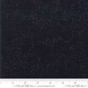 金タグ　Aidan Mattox　Flower　S〜Mサイズ Spotted - Jet Black Tonal Dots Fabric, Moda 1660 90, Zen