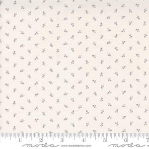 Itty Bitty BG Gatherings Tiny Bud Grey by Primitive Gatherings for Moda Fabrics 49282 13 Fabric sold in HALF YARD increments
