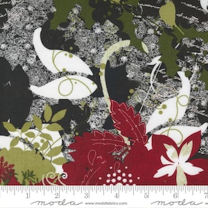 Peppermint Bark Dark Chocolate by BasicGrey for Moda Fabrics 30690 11 Sold in HALF yard increments