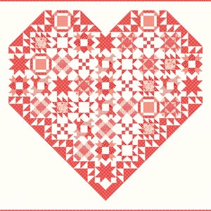 You & Me Endless Love Quilt Boxed Kit by Sandy Gervais for Riley Blake Designs KT-15400