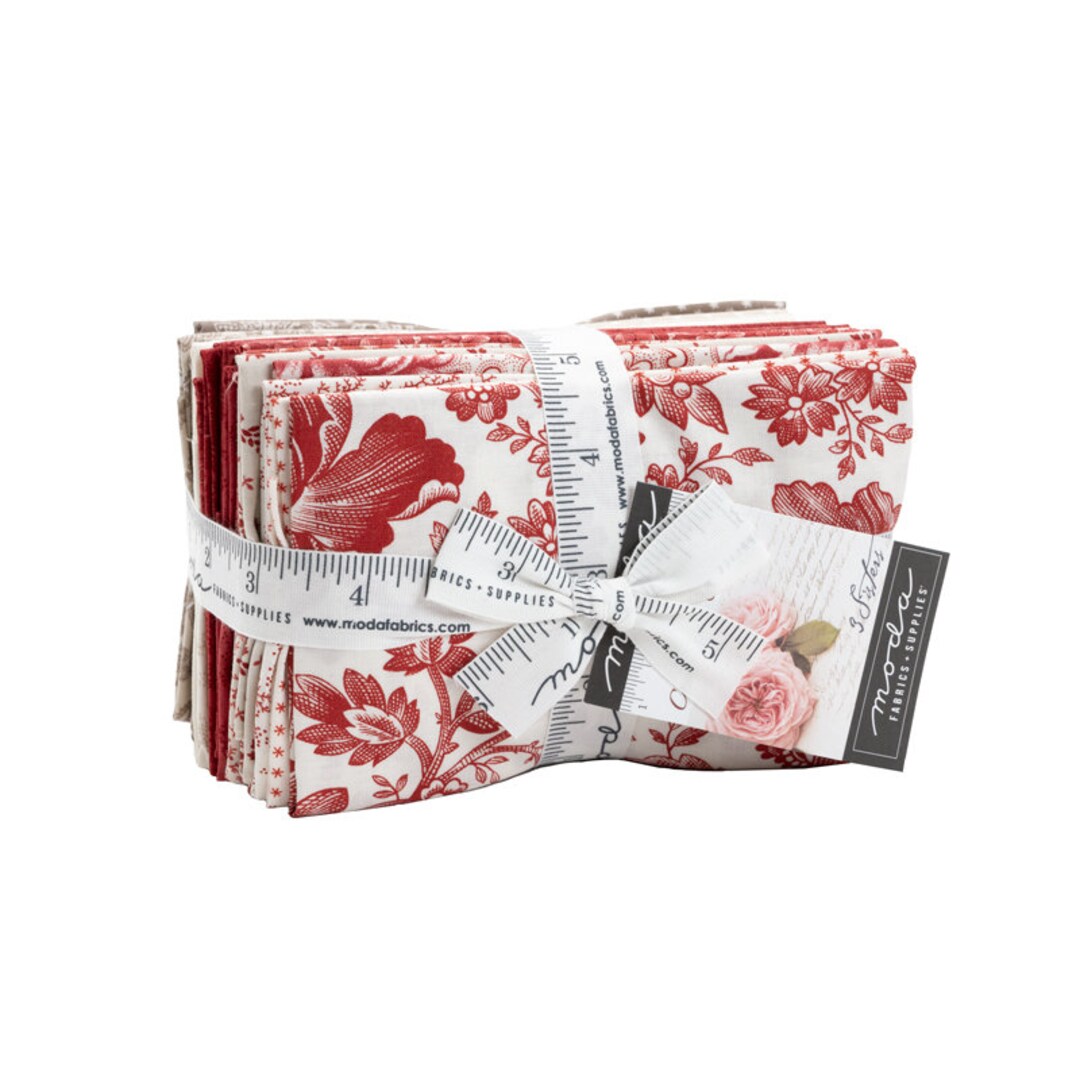 Cranberries & Cream Fat Eighths Bundle by 3 Sisters for Moda Etsy