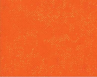 Tangerine Spotted by Zen Chic for Moda fabrics 1660 16 Sold in HALF yard increments