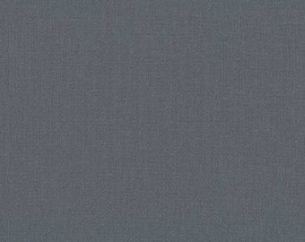 Metal Kona Cotton Solid Robert Kaufman K001-106 Sold in HALF yard increments.