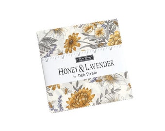 Honey and Lavender Charm Pack 42 Pieces by Deb Strain for Moda Fabrics 56080PP