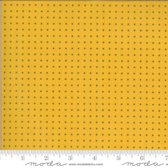 Quotation Mustard by Zen Chic for Moda Fabrics. Mustard With Etsy