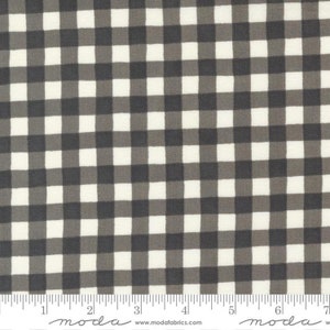 Happiness Blooms Forest Gingham in Slate Happiness Blooms Forest Gingham in Slate