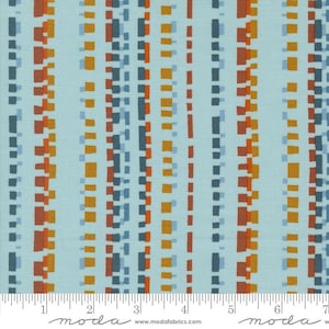 Folk & Lore Dash Stripes Mist by Fancy That Design House for Moda Fabrics 45606 20 Sold in HALF yard increments