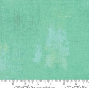 Aqua Grunge by Basic Grey for Moda  30150 154 Sold in HALF yard increments