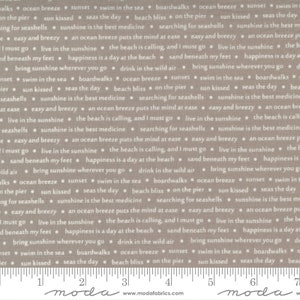 Seashore Drive Pebble by Sherri and Chelsi for Moda Fabrics, 37625 20 Sold in HALF yard increments