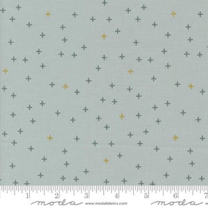 Shimmer Metallic A Bit of a Plus Silver by Zen Chic for Moda Fabrics 1845 14M Sold in HALF yard increments