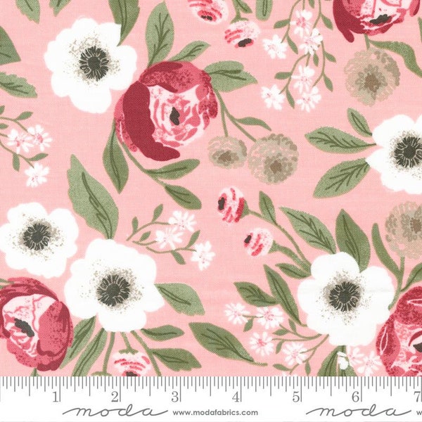 Lovestruck Gardensweet Blush by Lella Boutique for Moda fabrics 5190 12 Sold in HALF yard increments