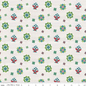 Spring Barn Quilts Quilt Blocks Multi by Tara Reed for Riley Blake Designs, C14332 MULTI Sold in HALF yard increments