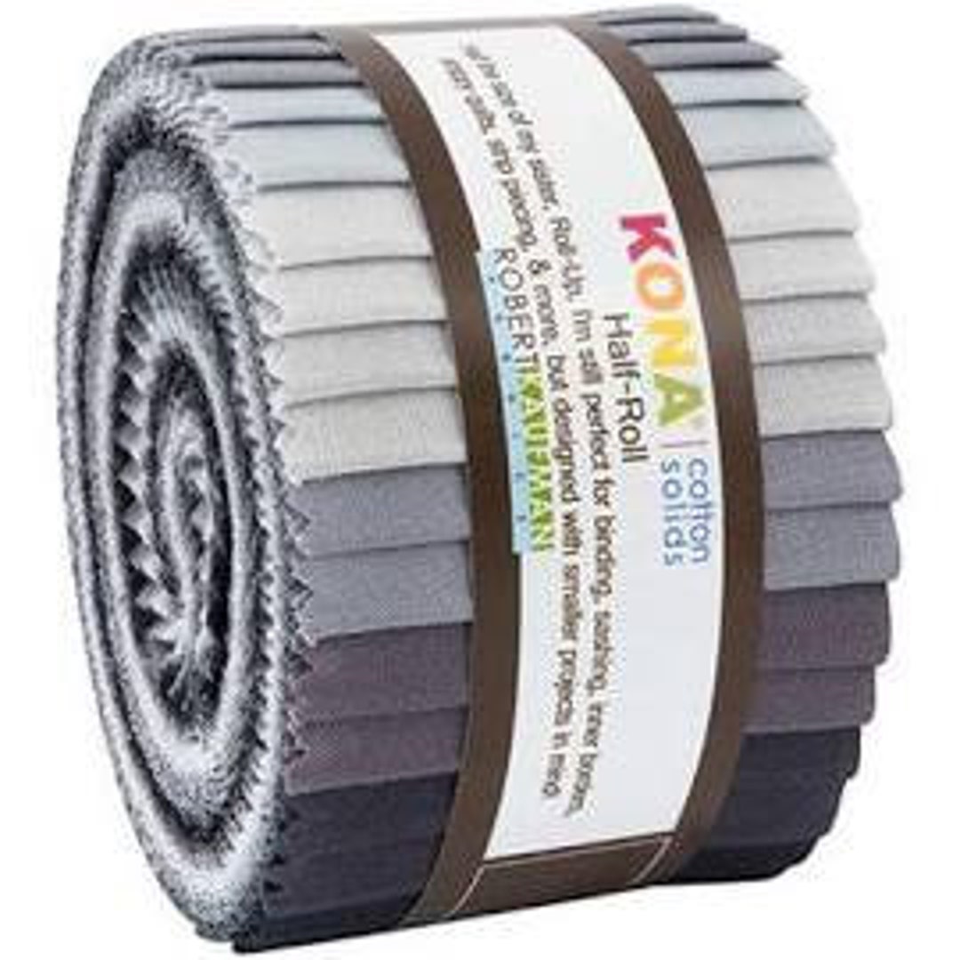 Kona Cotton Solids Roll-Up, Stormy Skies main image 1