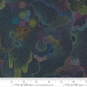 Gradients Auras Pointalism Onyx for Moda Fabrics 33737 18 Sold in HALF yard increments