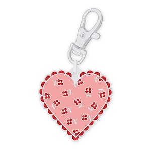 Heart Enamel Happy Charms by Lori Holt of Bee in my Bonnet ST-33025