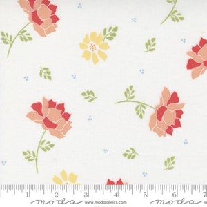 Emma Flourish Porcelain by Sherri and Chelsi for Moda Fabrics 37630 11 Sold in HALF yard increments