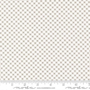 Ellie Gingham Pebble by Brenda Riddle of Acorn Quilts for Moda Fabrics 18765 28 Sold in HALF yard increments