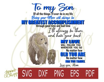 Download My Son Svg Etsy