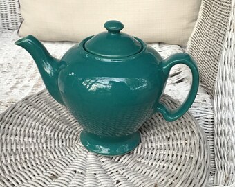 Vintage McCormick Tea Ceramic Teal 4 Cup Teapot