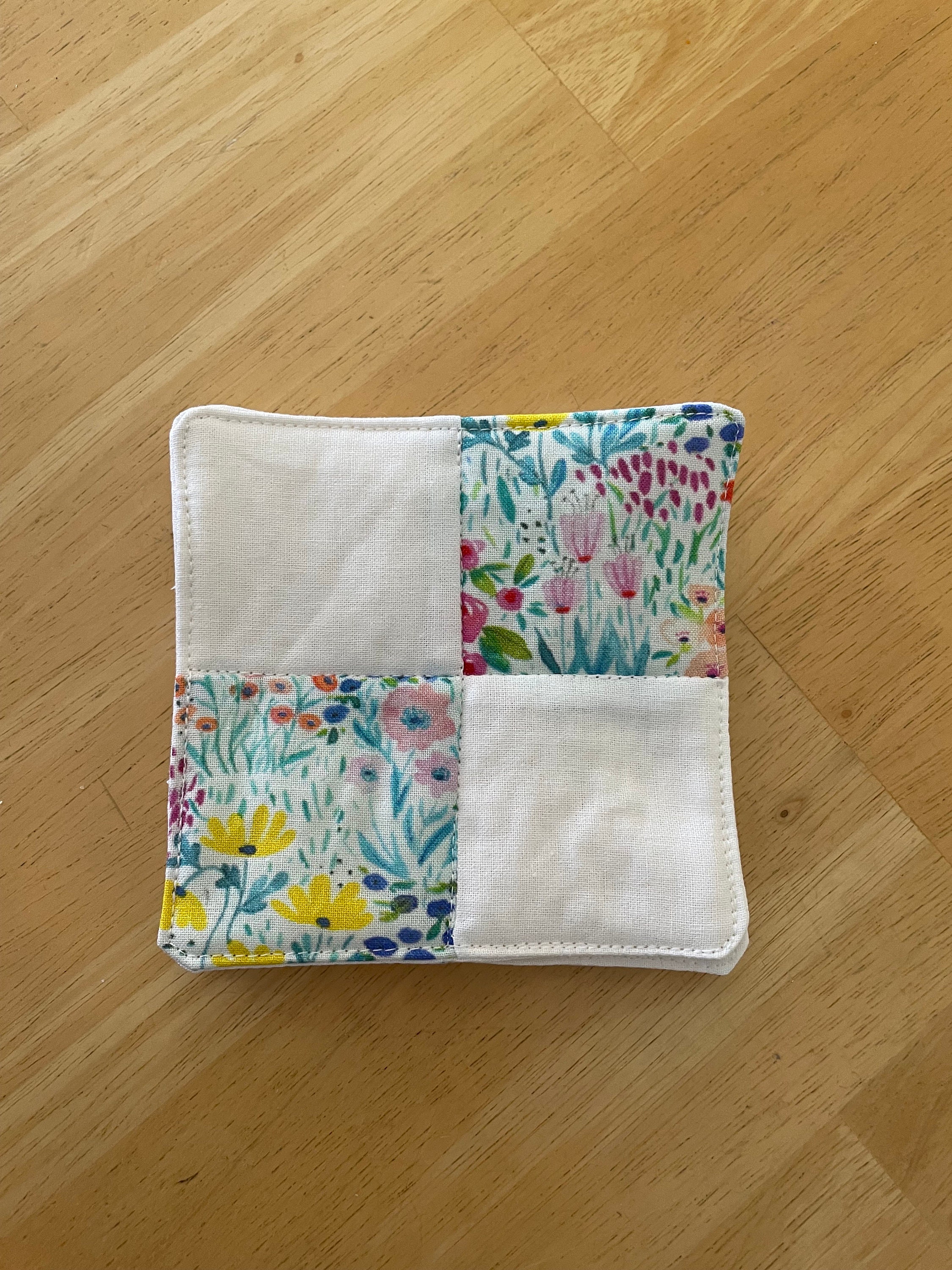 Quilted Drink Coaster set of 4 Etsy