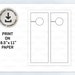 Door Hanger Template, Do Not Disturb Hanger, Door Hanger Sublimation ...