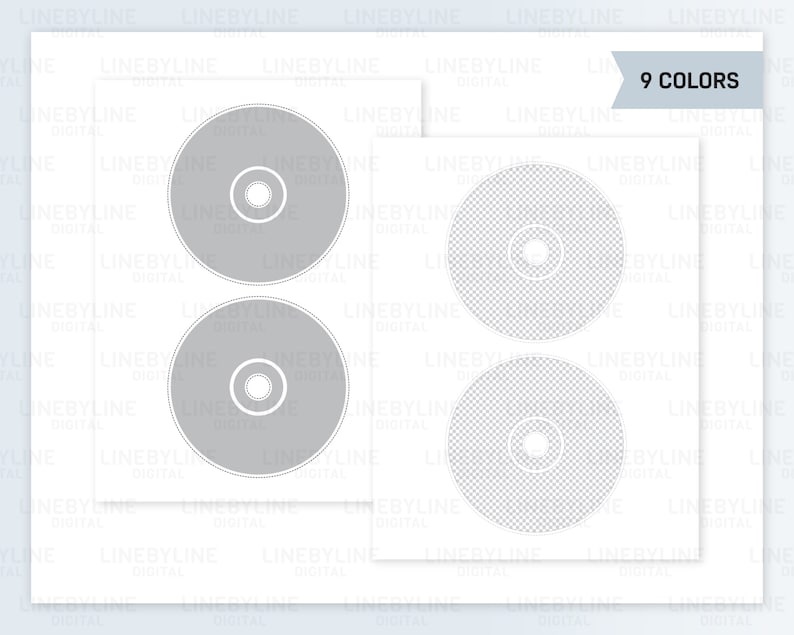 CD Label Template Blank DVD Label Template CD Cricut Label Dvd Label