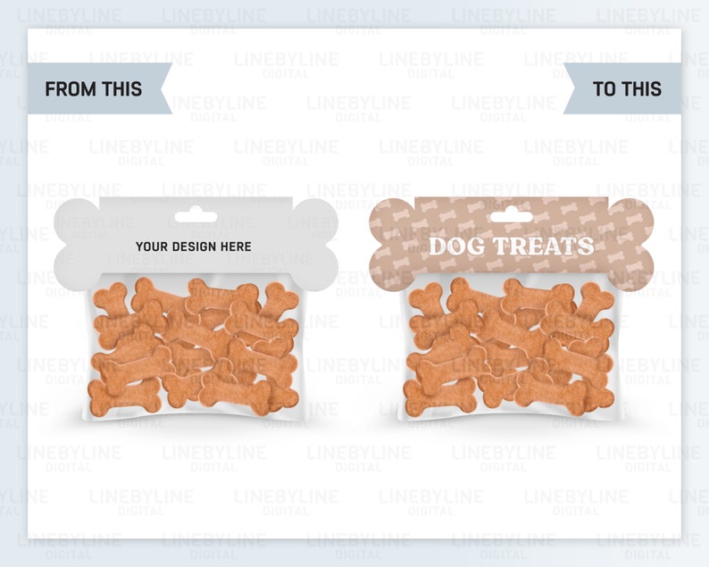 Header Card Template Bag Topper Template Polybag Header Card Dog Treat Header Card Template Bag Topper Template Polybag Header Card Dog Treat