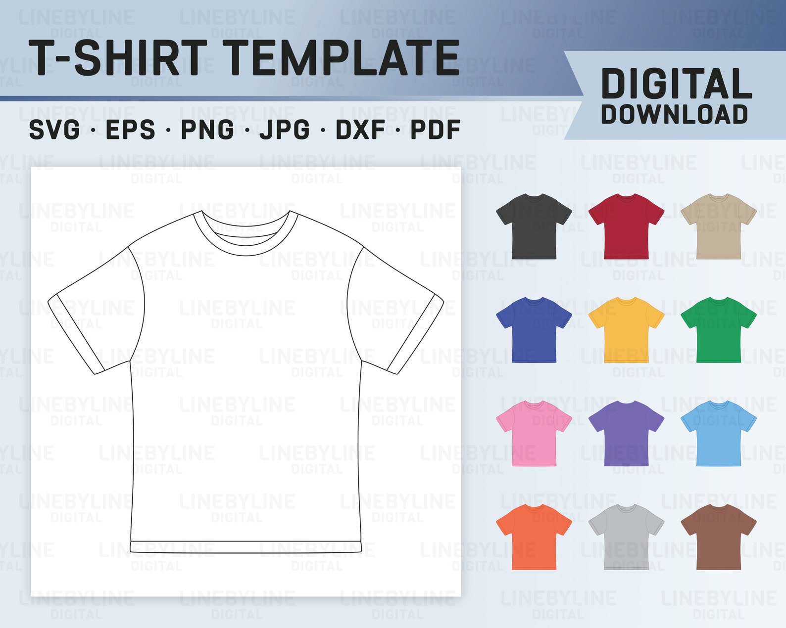 Shirt Template, Tshirt Template, All Over Tshirt, Shirt Template SVG