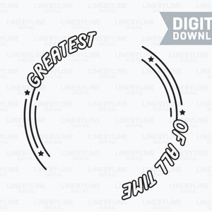 Geit, beste aller tijden, beste aller tijden print, GEIT-logo, legende, grootste aller tijden sjabloon - digitale download