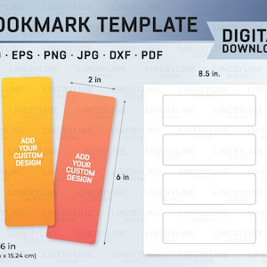 ブックマークテンプレート、ブックマークテンプレートSVG、空白のブックマーク、ブックマーク印刷テンプレート、ブックマークEPS、白いブックマーク、ブックマークシート