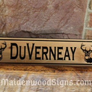 Personalized Cabin Family Name Sign / Camp Camping Signs Hunting Cabin Decor / Personalized Carved Wooden Lake House Last Name Sign