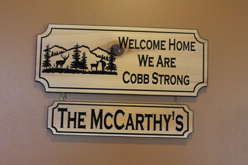 Personalized Cabin Sign Camping Signs / Lake House Sign Custom Etsy