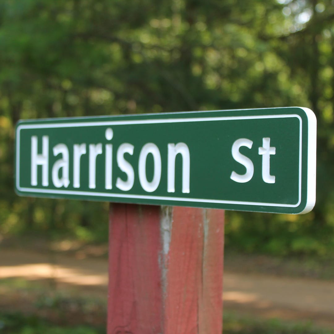 Custom Carved PVC Street Sign: Personalized Address Plaque - Etsy