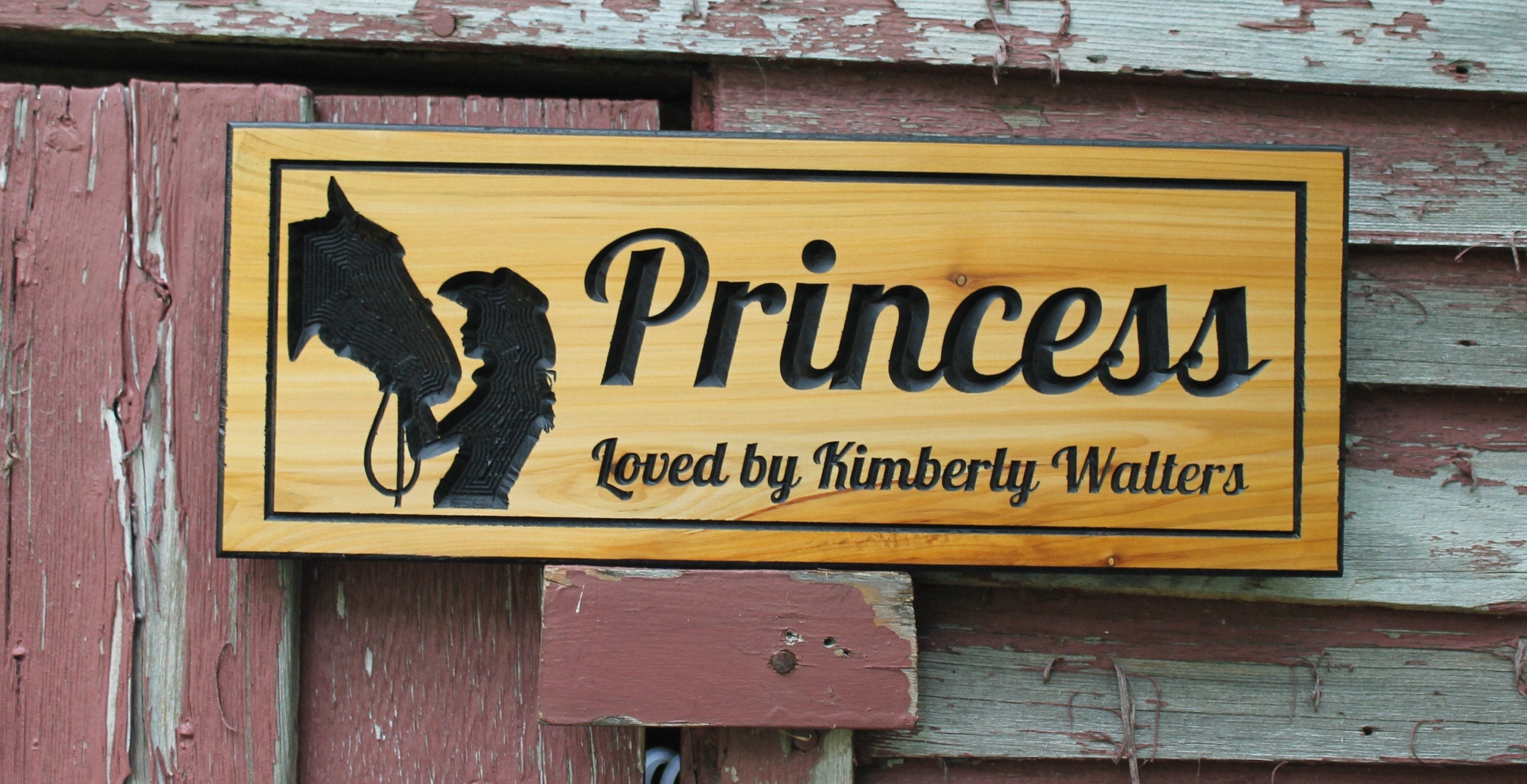 Custom Horse Stall Name Plate Horse Gifts for Women Engraved Etsy