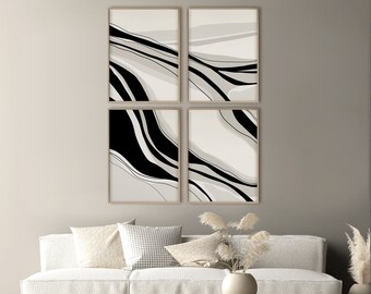4 Piece Wall Art | Etsy