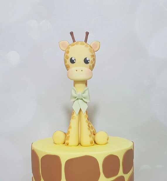 Baby Giraffe Cake Topper Etsy