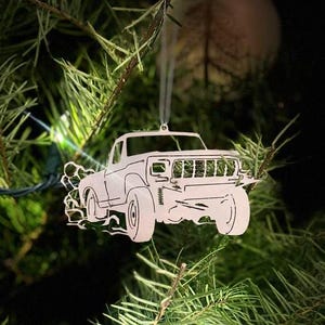 Dentside Ford Prerunner Christmas Ornament 1979 Ford Trophy Truck F100 F150 2024 Edition