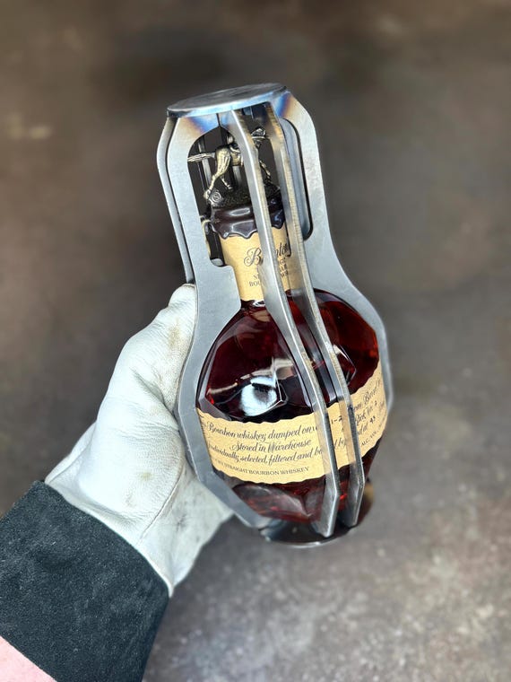 Blanton's Bottle Cage DXF: CNC Laser Cut File (digital Download