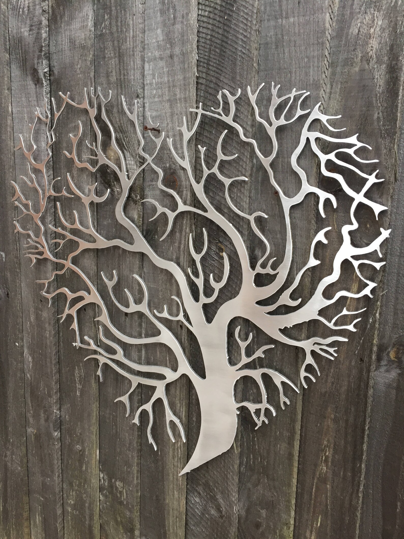 Metal Wall Art Decor 3D Sculpture Tree of Life Love - Etsy UK