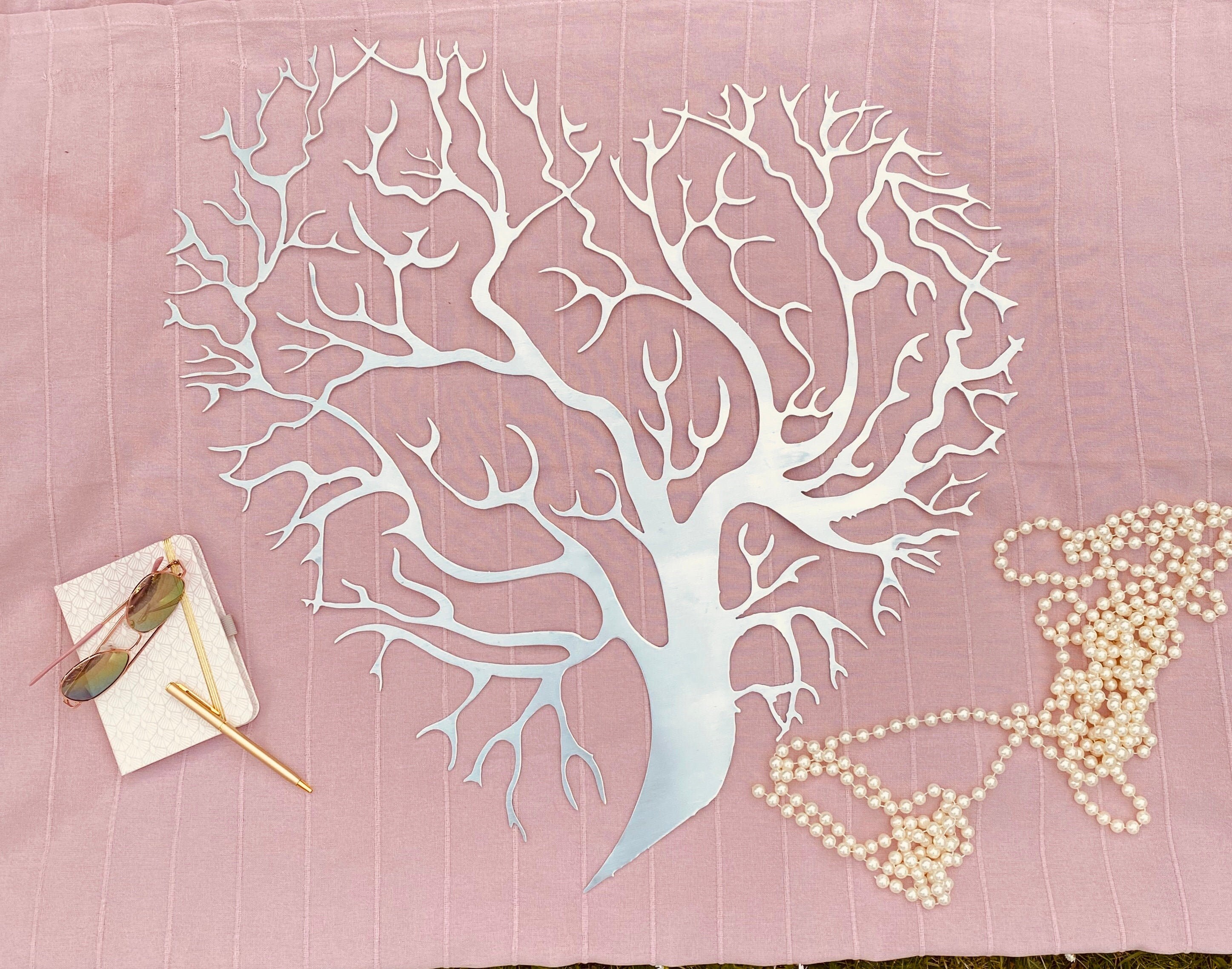 Metal Wall Art Decor 3D Sculpture Tree of Life Love Etsy UK